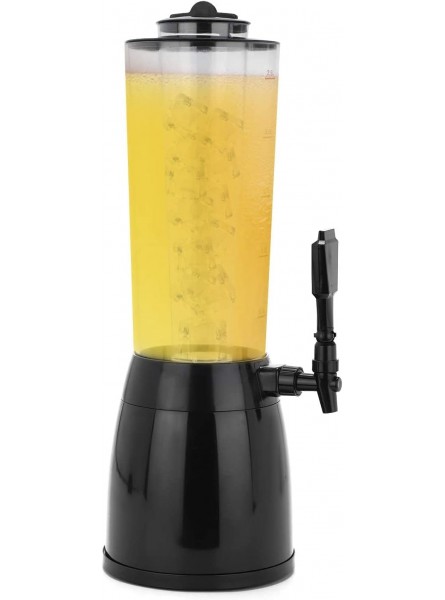 YORKING 2.5L Beer Tower Ice Core Beverage Dispenser Mini Beer Drinks Dispensers with Tap Separate Ice Core Compartment for Bar Family Buffet Restaurant 23.5 x 18.5 x 52.8cm - QBVSGITQ