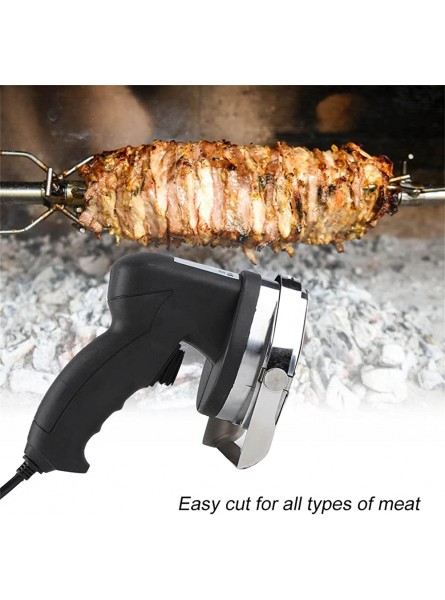 Electric Kebab Slicer Handheld Roast Meat Cutting Blade Slicing Machine Shawarma Cutter Gyro Knife Commercial Kebab Wheel Blade - BFDWTOOS