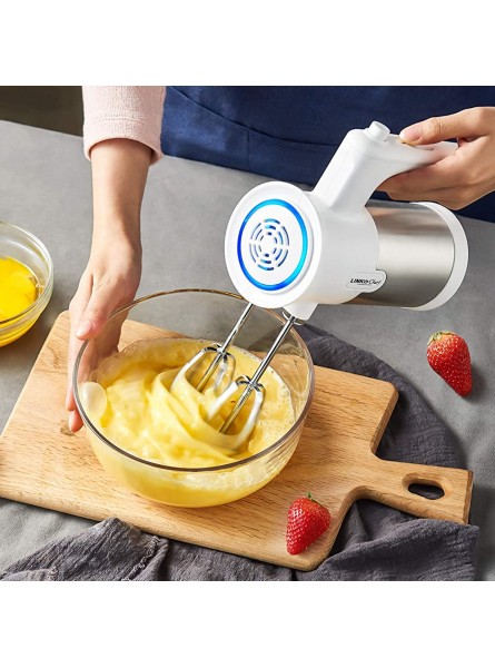Hand Mixer LINKChef Hand Mixer Electric 5 Speed for Whipping + Mixing Cookies Brownies Cakes Dough Batters Meringues & More - IPYWEBAY