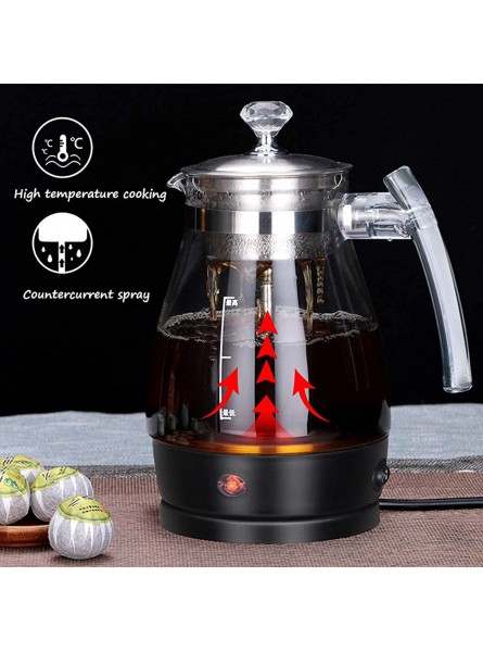 MERTNK Electric Hot Water KettleElectric Tea Kettle Glass 1000ML With Stainless Steel Filter For Loose Leaf Tea Hot Iced Water Juice Beverage 22.5.30 Color : B - AWAFXG2F