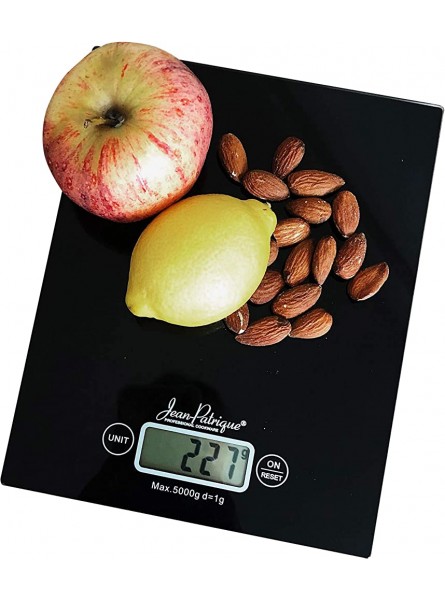 Digital Kitchen Scales Highly Accurate Weighing Scales Food Scales for Cooking & Baking Cooking Scales with LED Screen Incredible Precision Up to 5kg by Jean Patrique - FGWLO6RX