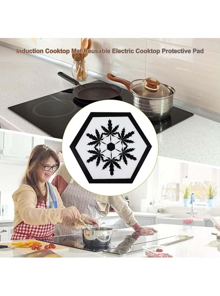 MY99 USHOMI Cooktop Protective Pad Electric Induction Cooktop Protector Reusable Silicone Cooktop Pad Nonslip Cooktop Scratch Protector Cover Heat Insulated Mat - WTJIJONN