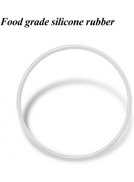 6 Pieces Rubber Gasket Replacement Seal White O-ring Compatible with Magic 250W - VYCGNG6G