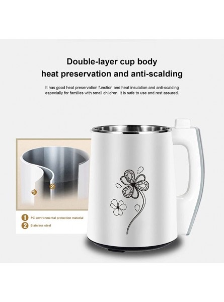 DYBDEU Automatic Soup Maker with Auto Clean Function-Hot Or Cold Soup Maker Plus Soy Milk Rice Cereal Congee Maker 4 Blades,Durable Stainless Steel Liner - RWTCYP7G