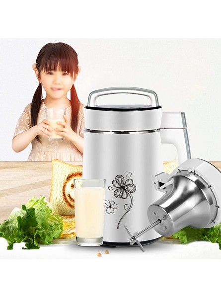 DYBDEU Automatic Soup Maker with Auto Clean Function-Hot Or Cold Soup Maker Plus Soy Milk Rice Cereal Congee Maker 4 Blades,Durable Stainless Steel Liner - RWTCYP7G