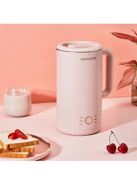 Soy Milk Maker Soymilk Machine Broken Wall And Filter-free Household Automatic Mini Color : Pink Size : 17.6x12.8x24.7cm - TMFWNB0E