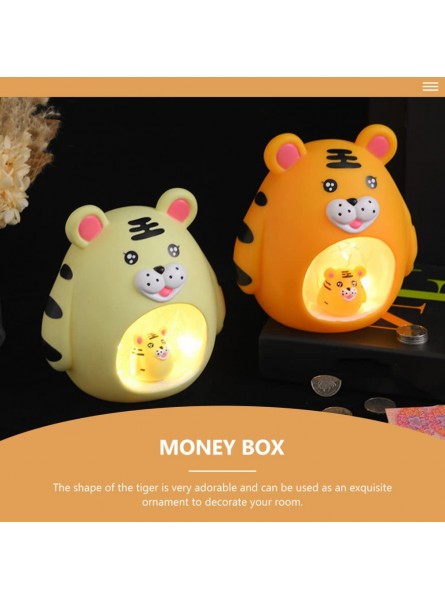 Balacoo Piggy Bank Money Bank Coin Bank Tiger- shaped Night Light Bedside Lamp Cute Table Lamp Desk Lamp for Bedroom Nursery Room - VOMYS3N2