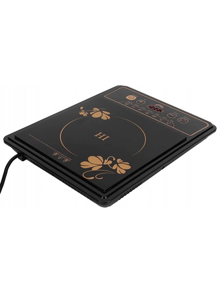 2000W Portable Induction Cooker Electric Cooktop 7-Level Power Adjustment Black Crystal Panel Induction Hob Kitchen Appliance with Countdown Timer for Making Soup Hot Pot Stir-Fry - ONYJ63YH