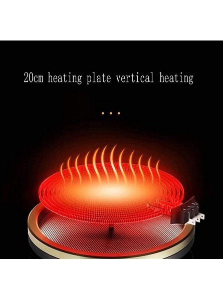Home Multifunction Induction Cooktop Cooker Desktop Water Heating Electric Stove Small Tea Cooking Stove Suitable for Suitable Kitchen Cookware Such as Soup Pot - KPJVPNFO