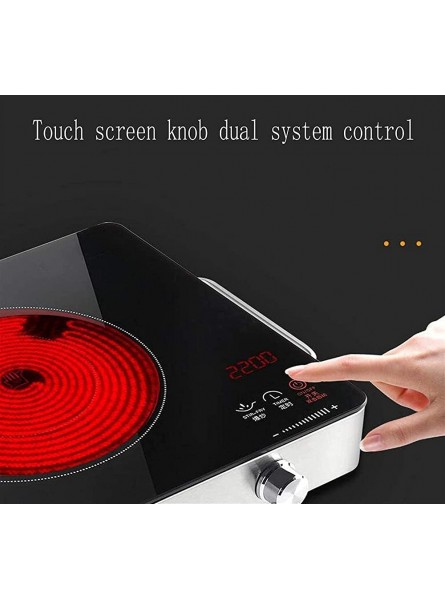 Home Multifunction Induction Cooktop Cooker Desktop Water Heating Electric Stove Small Tea Cooking Stove Suitable for Suitable Kitchen Cookware Such as Soup Pot - KPJVPNFO